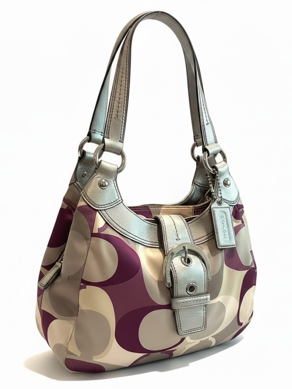 Coach Soho Scarf Print Hobo Bag (model F17406) 2011